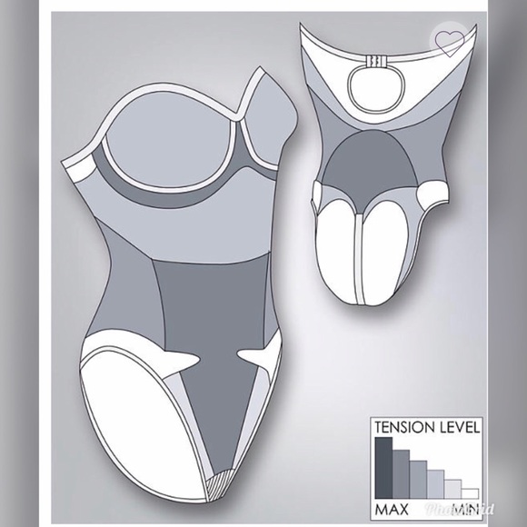 The Body Wrap The Pin Up Strapless Padded bodysuit - Picture 3 of 6